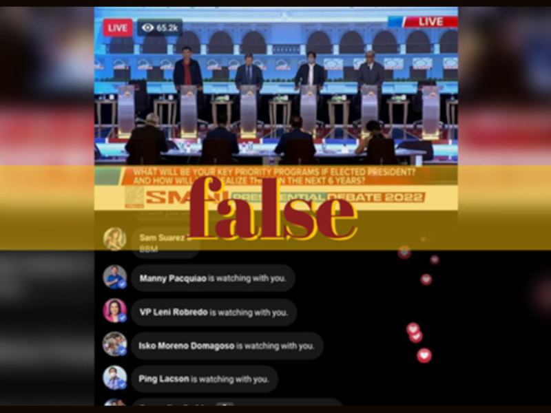 Netizens fall for satirical post regarding the presidential aspirants supposedly watching livestresm of SMNI debate