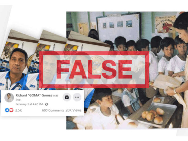 Ormoc City Mayor Richard Gomez falsely credits Nutribun project to late dictator Marcos