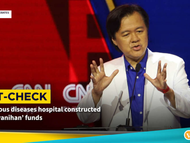 No infectious diseases hospital constructed using ‘Bayanihan’ funds — #PintigPH