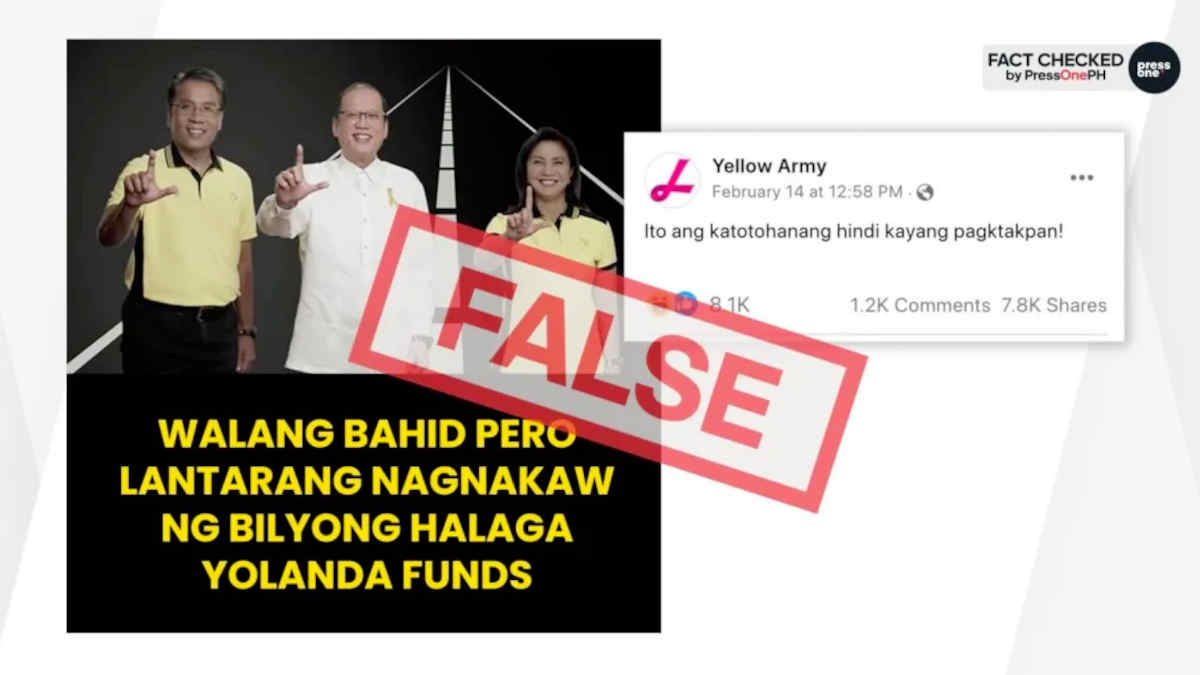 Aquino, Roxas, Robredo not charged for corruption related to the Yolanda funds