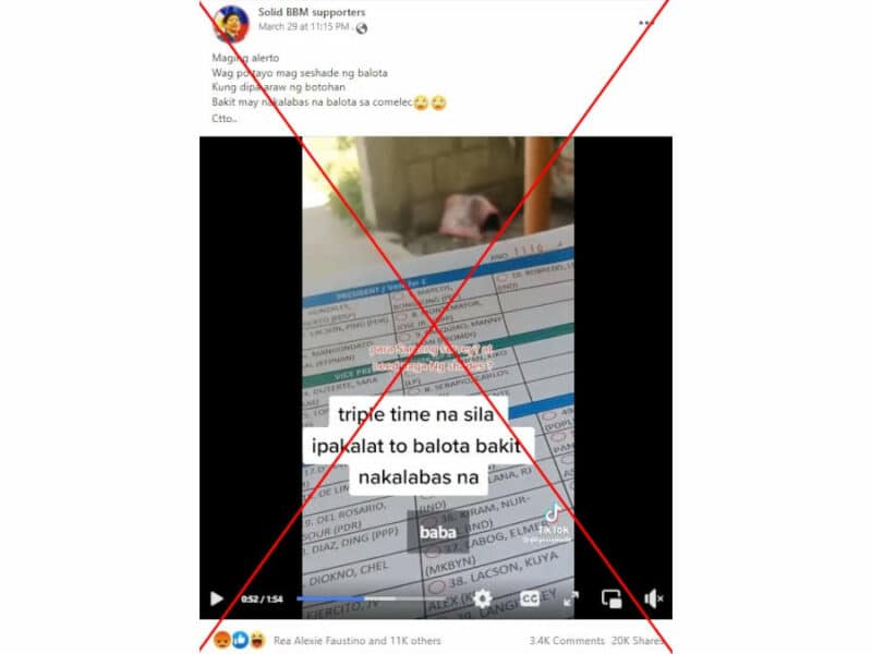 afp-election-watchdog-rejects-video-of-leaked-ballot-paper