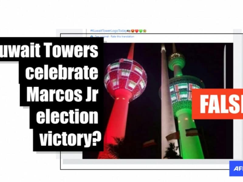 afp-old-photo-of-kuwait-towers-falsely-linked-to-marcos-jr-philippine-election-victory