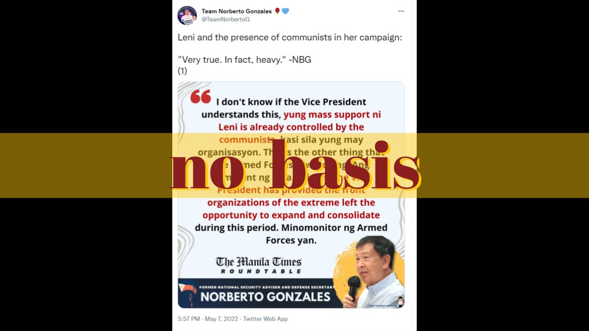 factrakers-gonzales-repeats-claim-on-robredo-communists-without-proof