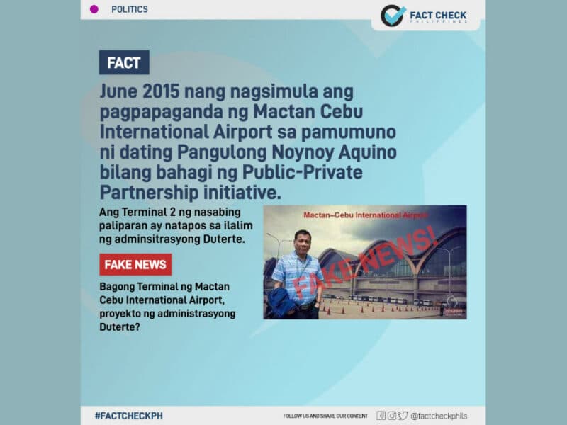 Bagong terminal ng Mactan-Cebu International Airport, proyekto lang ng administrasyong Duterte?